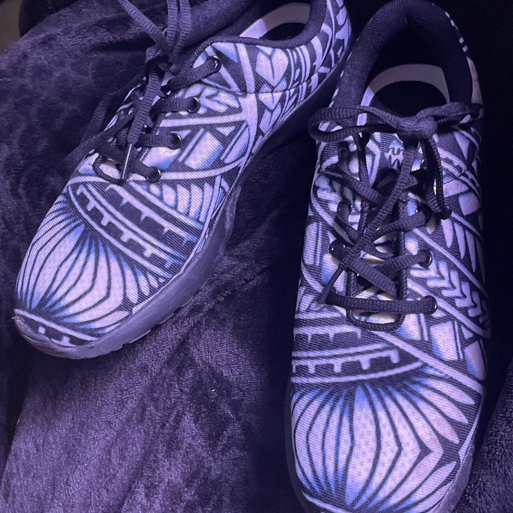 Polynesian Print Sneakers